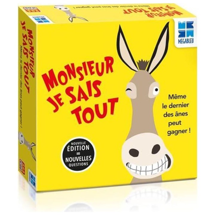 MEGABLEU Jeu de questions-réponses Mr Je Sais Tout