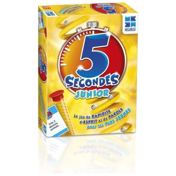 MEGABLEU Jeu de Société - 5 Secondes Junior