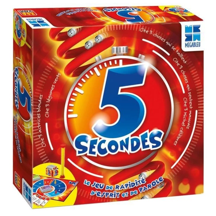 5 Secondes Chrono - Jeu de société - Jeu de questions réponses - ME