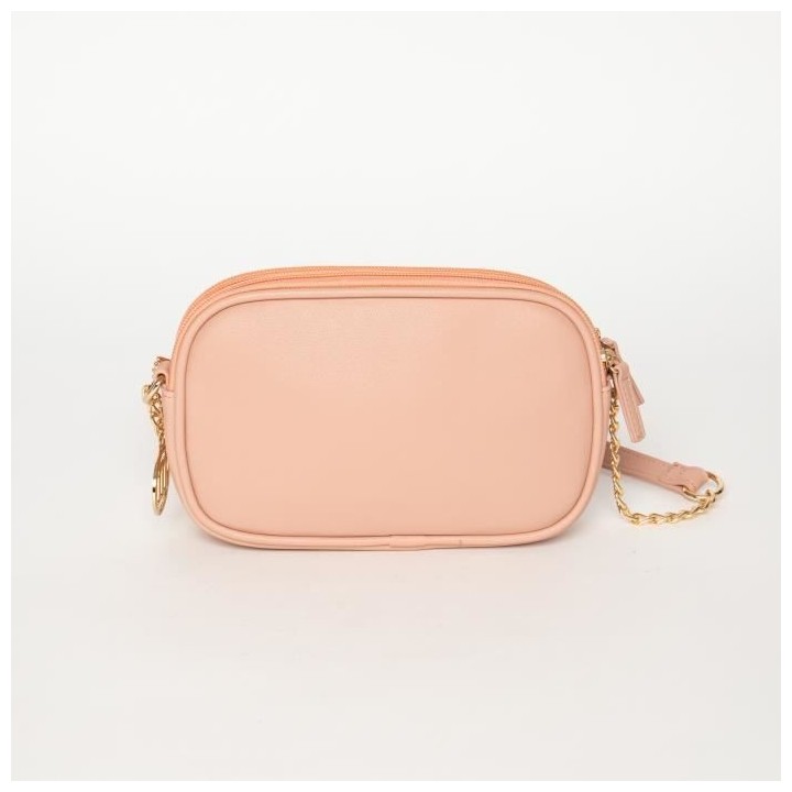 MANOUKIAN Sac a Main Meg Matelassé Saumon Femme