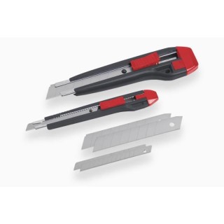 MEISTER Jeu de cutters + lames 9-18mm 8 pieces