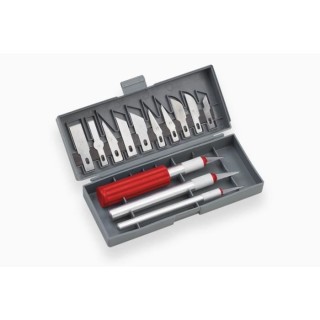 MEISTER Jeu 16 couteaux de précision dans boite