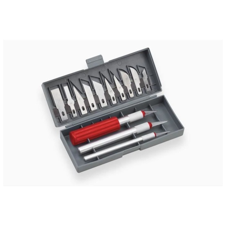 MEISTER Jeu 16 couteaux de précision dans boite