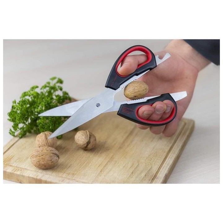 MEISTER Jeu de ciseaux manches bi matiere 3 pieces