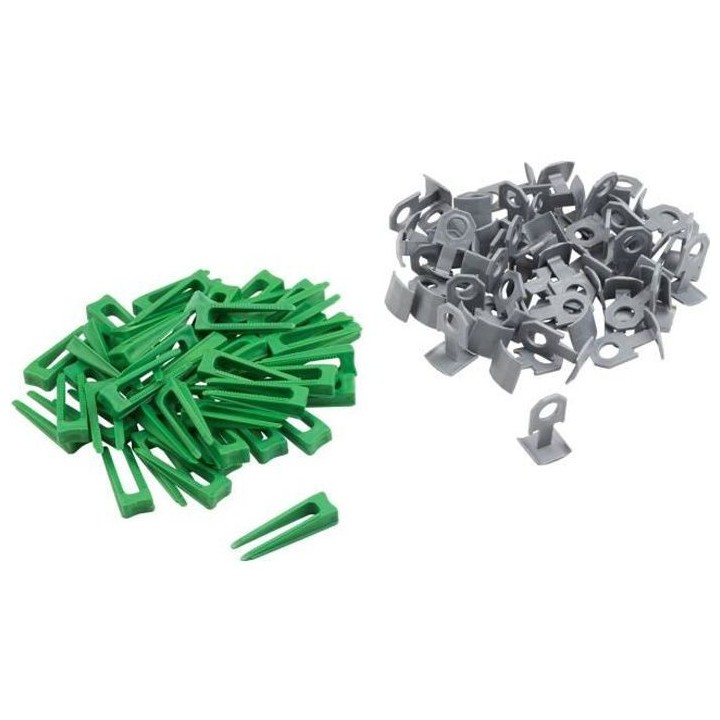 MEISTER Systeme de nivelage de carrelage 100 pieces