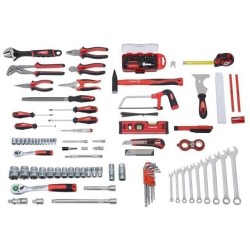 MEISTER Coffret a outils de 131 pieces - Aluminium