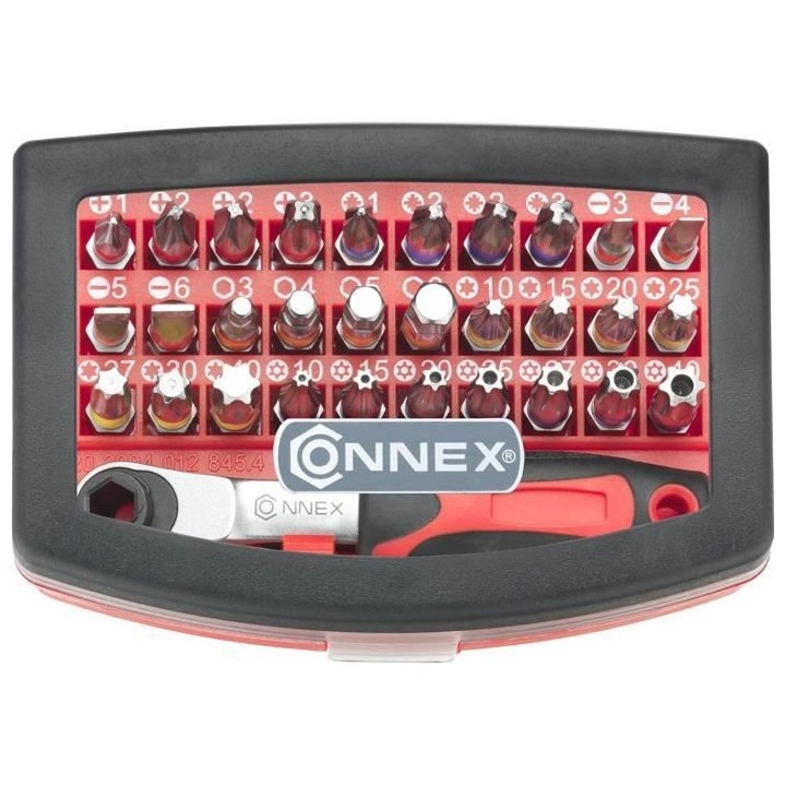 CONNEX JEU D EMBOUTS + CLIQUET 32PCS