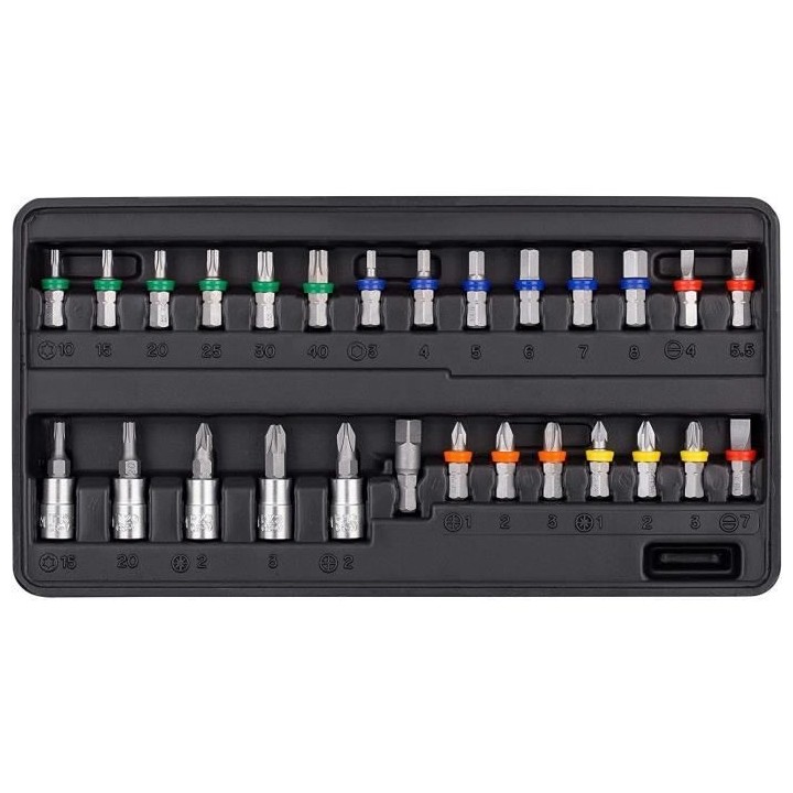 CONNEX Coffert a clés + Douilles 52 pieces