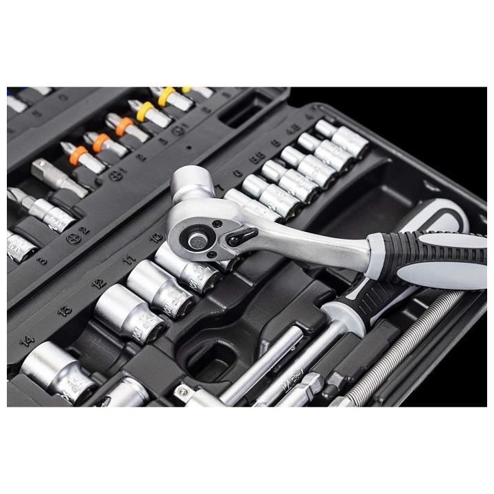 CONNEX Coffert a clés + Douilles 52 pieces