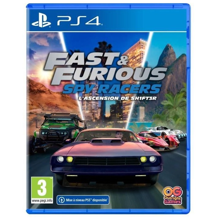 Fast & Furious : Spy Racer - L'ascension de Sh1ft3r Jeu PS4