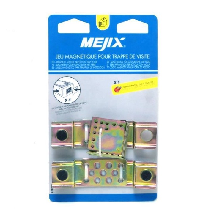 MEJIX Jeu magnétique pour trappe de visite a ressort x 8 pcs