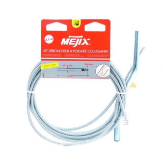MEJIX Déboucheur a poignée coulissante 4,10 m Ø8 mm