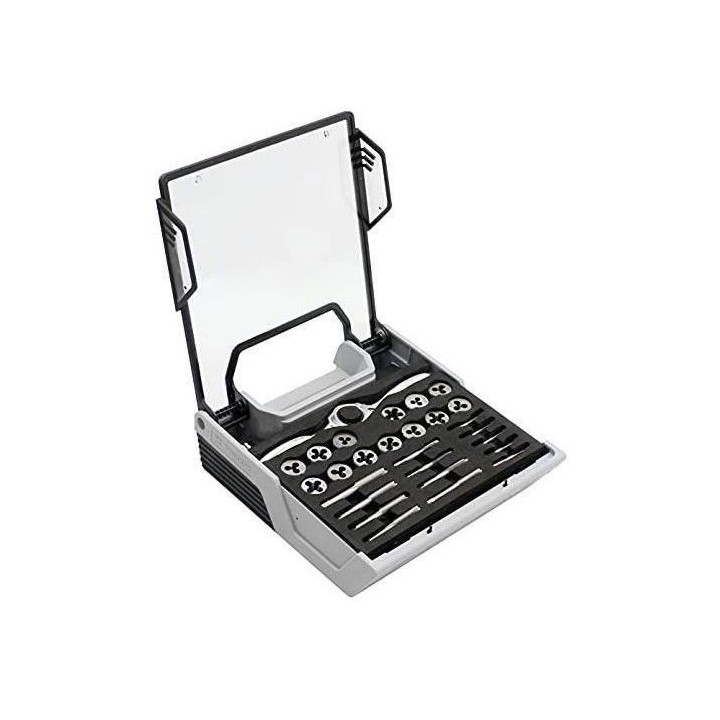 Mallette tarauds/filieres & clé a cliquet 60 pcs PEUGEOT OUTILLAGE