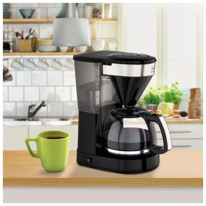 MELITTA Easy Top II 1023-04 - Cafetiere filtre - 1050 W - Noir