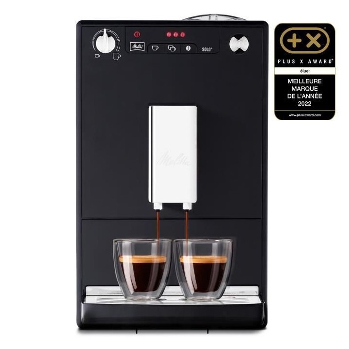 Machine expresso automatique MELITTA E950-101 - Noir - Avec broyeur Ca