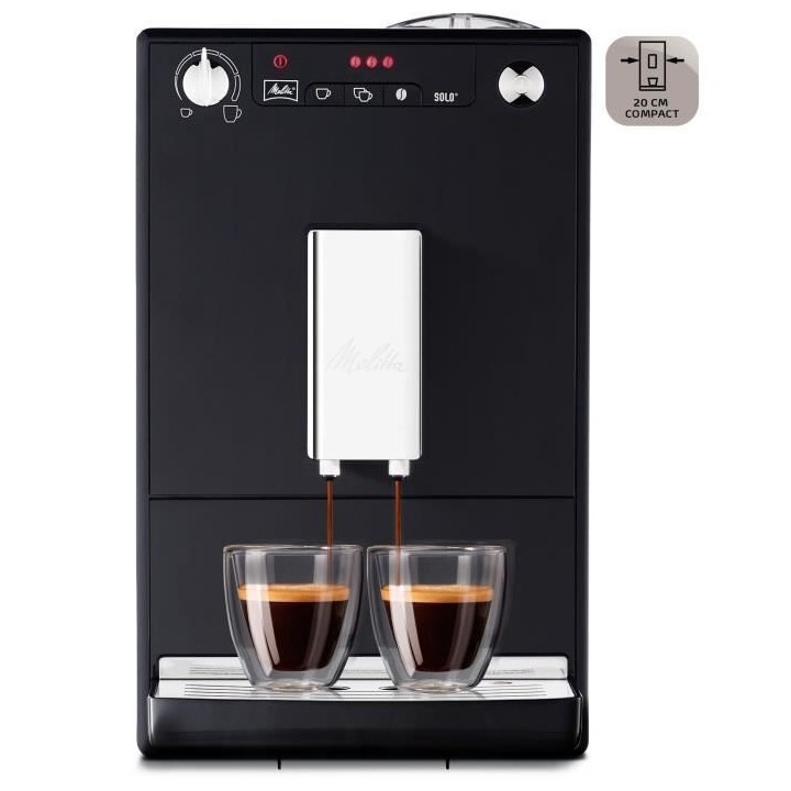 Machine expresso automatique MELITTA E950-101 - Noir - Avec broyeur Ca