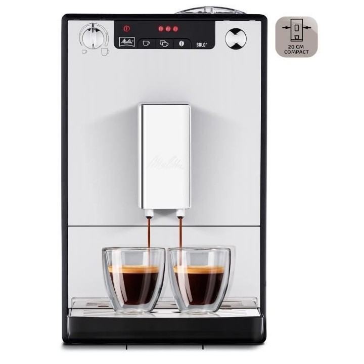 Machine expresso automatique avec broyeur Caffeo Solo - MELITTA E950-1