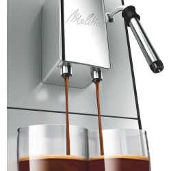 Melitta Solo & Milk Argent E953-102 Machine a Café et Expresso Automatique avec broyeur a grains et buse a lait