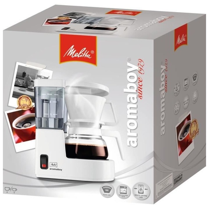 MELITTA Cafétiere Aromaboy 1015-01 Blanc