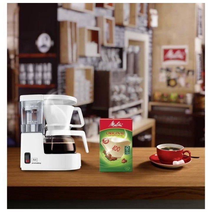 MELITTA Cafétiere Aromaboy 1015-01 Blanc