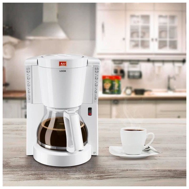 MELITTA Look IV 1011-01 Cafetiere Blanche
