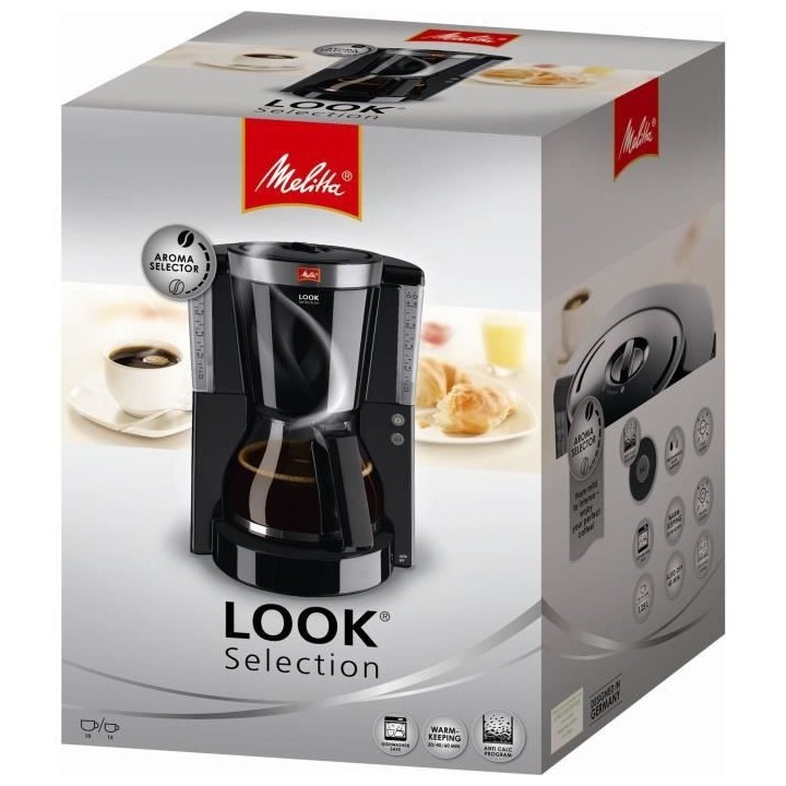 MELITTA Cafetiere filtre - 1011-04 - fonction AromaSelector/Systeme an