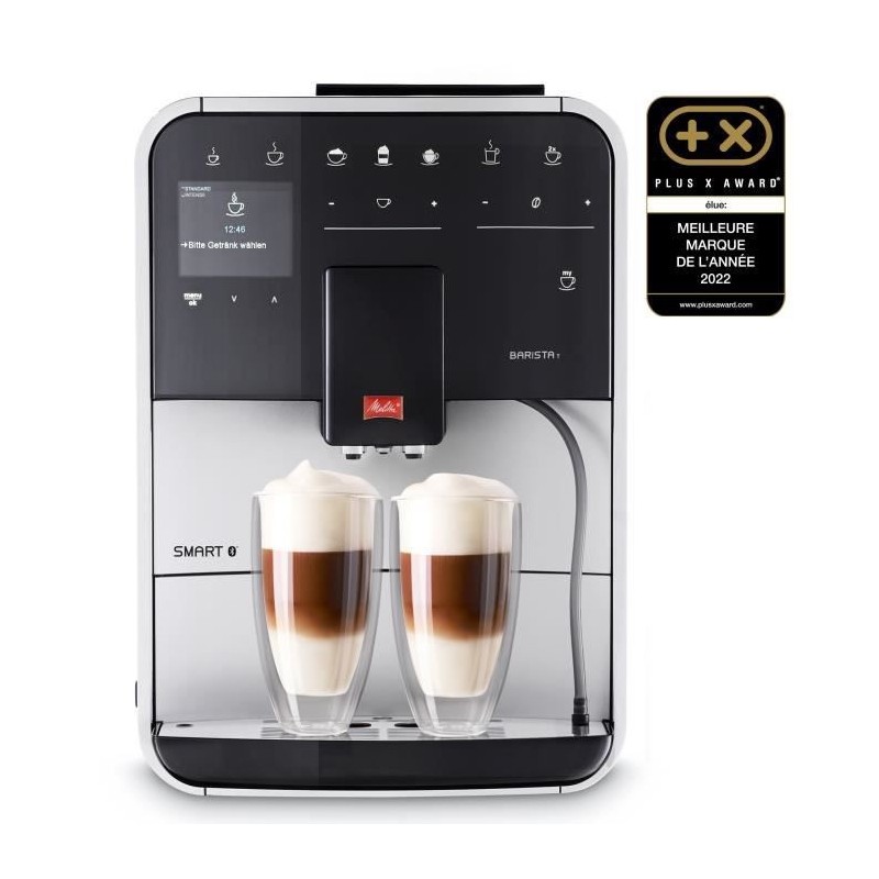 Melitta Barista T Smart Argent F831-101 Machine a Café, Expresso et Boissons Chaudes Automatiques