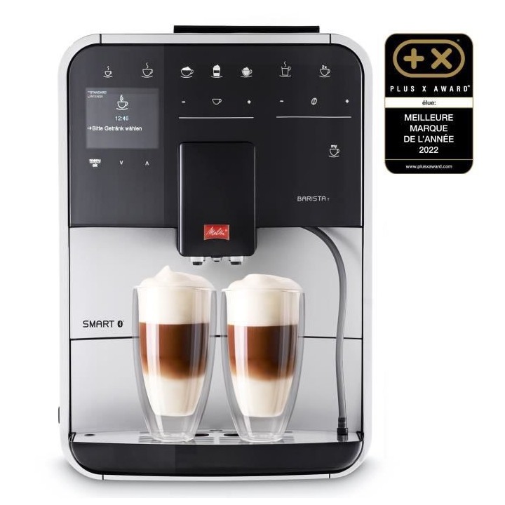 Melitta Barista T Smart Argent F831-101 Machine a Café, Expresso et B