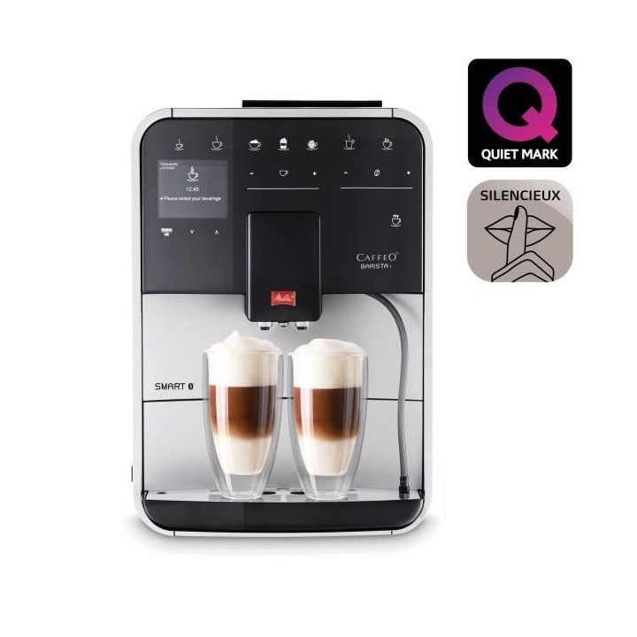 Melitta Barista T Smart Argent F831-101 Machine a Café, Expresso et B