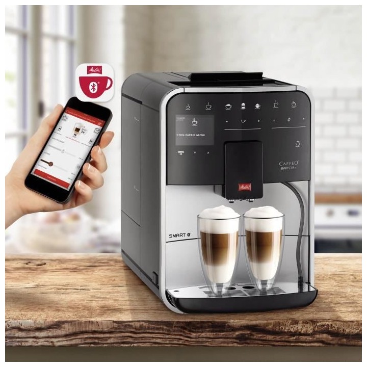 Melitta Barista T Smart Argent F831-101 Machine a Café, Expresso et B