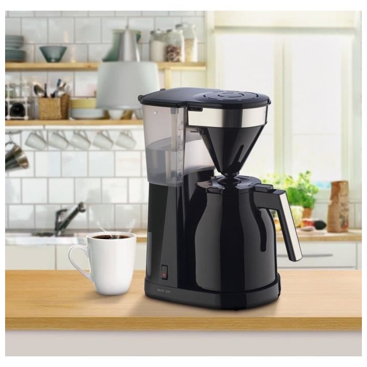 MELITTA Easy Top Therm II 1023-08 - Cafetiere filtre 1L - 1050 W - Noi