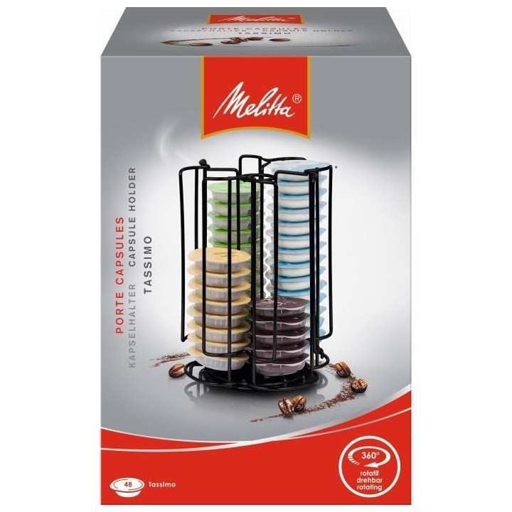 MELITTA Porte capsules Tassimo - Noir
