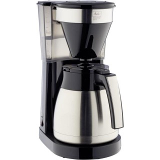 Cafétiere filtre MELITTA Easy Top Therm II Steel - Noir - Capacité 1
