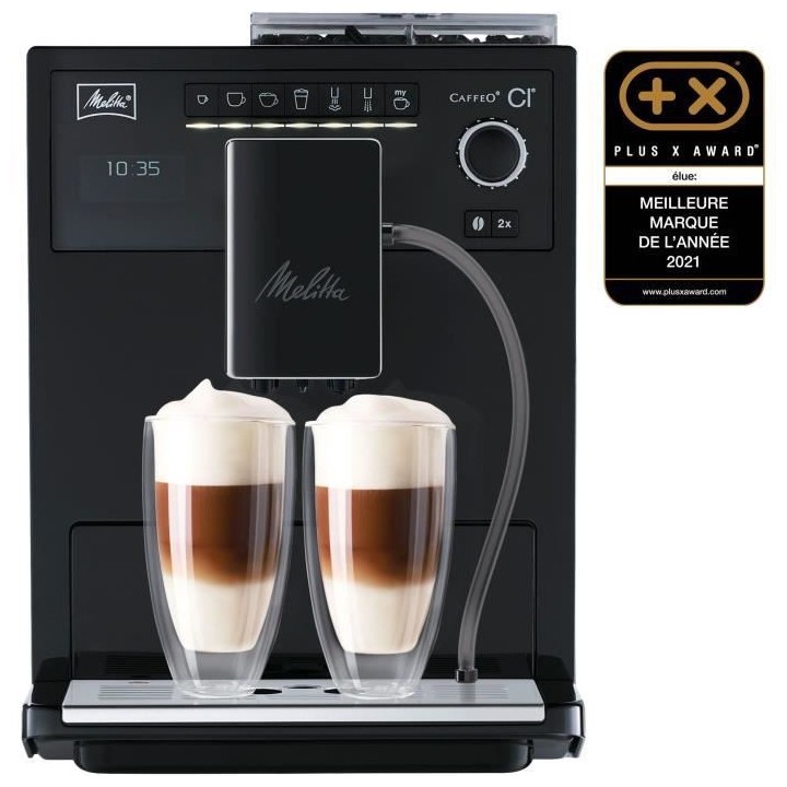 Machine a café espresso CI MELLITA E970-003 - Pure Black - 4 intensit