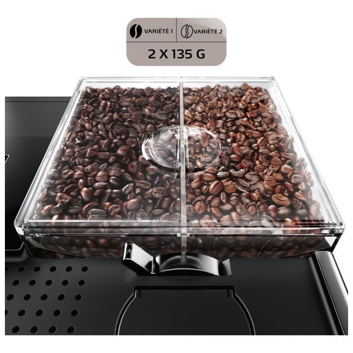 Machine a café espresso CI MELLITA E970-003 - Pure Black - 4 intensit