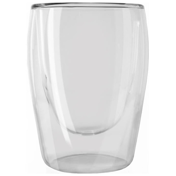 MELITTA Lot de 2 verres pour café Expresso 80 ml transparent