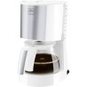 MELITTA 1017-03 Cafetiere Enjoy Top Glass Blanc/Acier brossé 1017-03