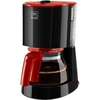MELITTA 1017-09 Cafetiere filtre Enjoy II Glass - Rouge et Noir