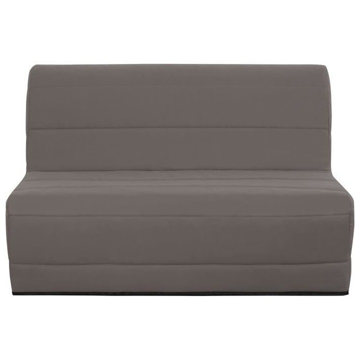 Banquette BZ 140x190 - Tissu taupe - MELISSA