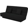 Banquette Clic clac 120x190 - Tissu noir - MELISSA