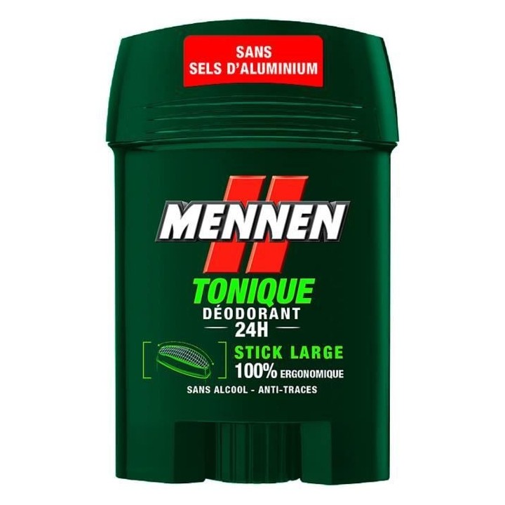 [Lot de 6] Déodorant Anti-Traces MENNEN Tonique 24h Stick Large 50 ml