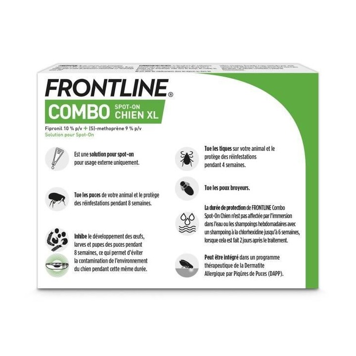 Frontline Combo Chien XL 6 pipettes