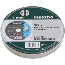 METABO Coffret métal de 10...