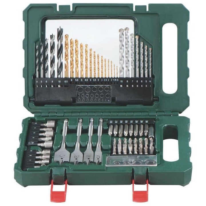 METABO Coffret d'accessoires - 86 pieces - 14 forets a métaux HSS-TIN