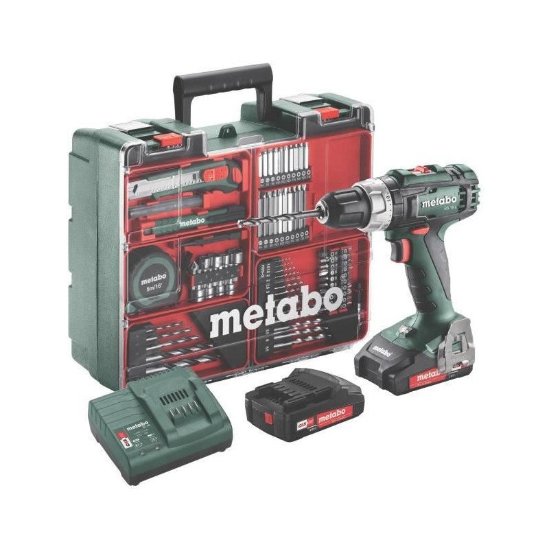 Perceuse-visseuse - sans fil - METABO - BS 18 L Set