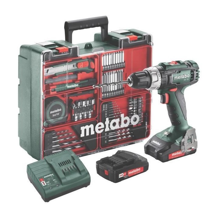 Perceuse-visseuse - sans fil - METABO - BS 18 L Set