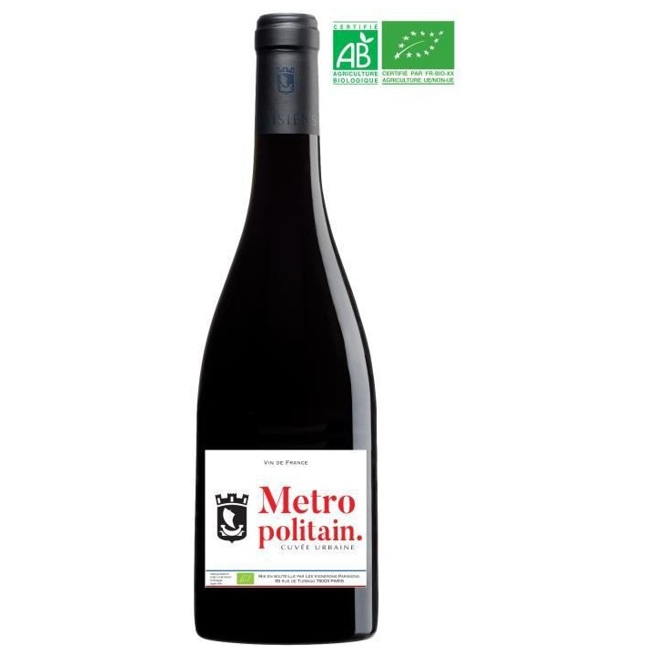 Les Vignerons Parisiens 2019 Metropolitain Vin de France - Vin Rouge B