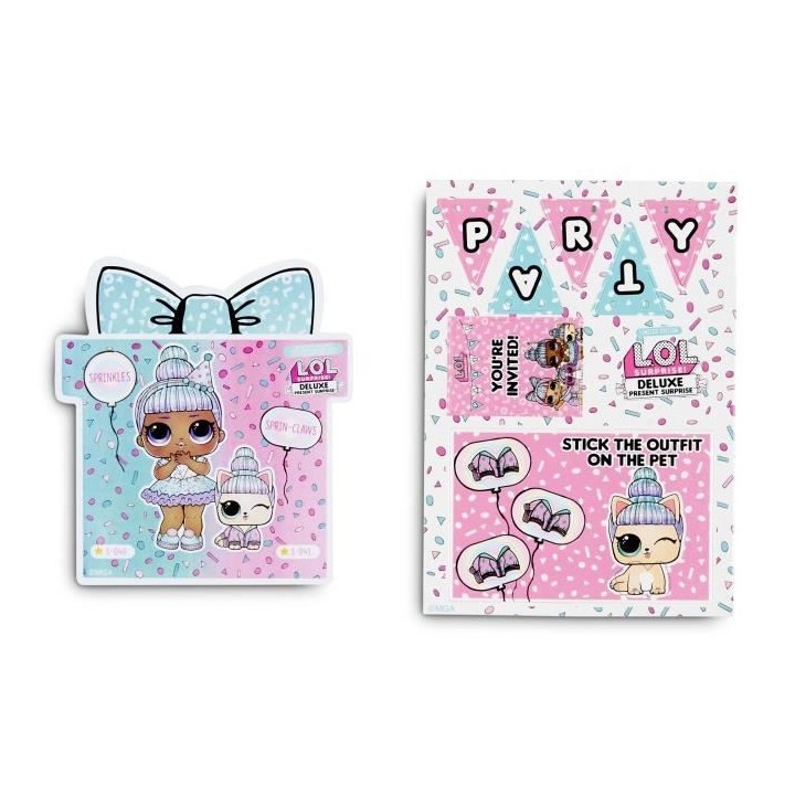 LOL Surprise - Poupée Miss Party et son animal de compagnie - Cadeau