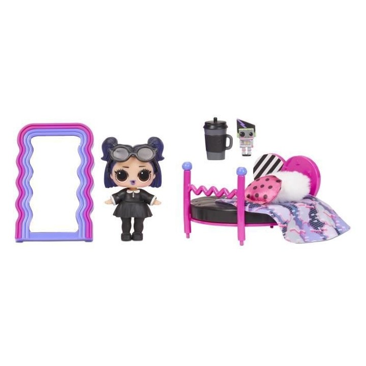 L.O.L. Surprise Mini-poupée, nombreux accessoires et univers chambre