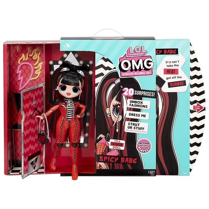 L.O.L. SURPRISE - OMG Série 4 - Poupée Mannequin 24cm - Spicy Babe